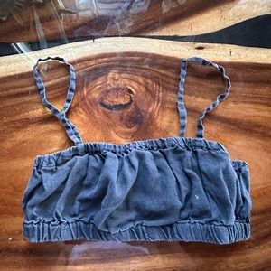 Kepola 100% linen crop top